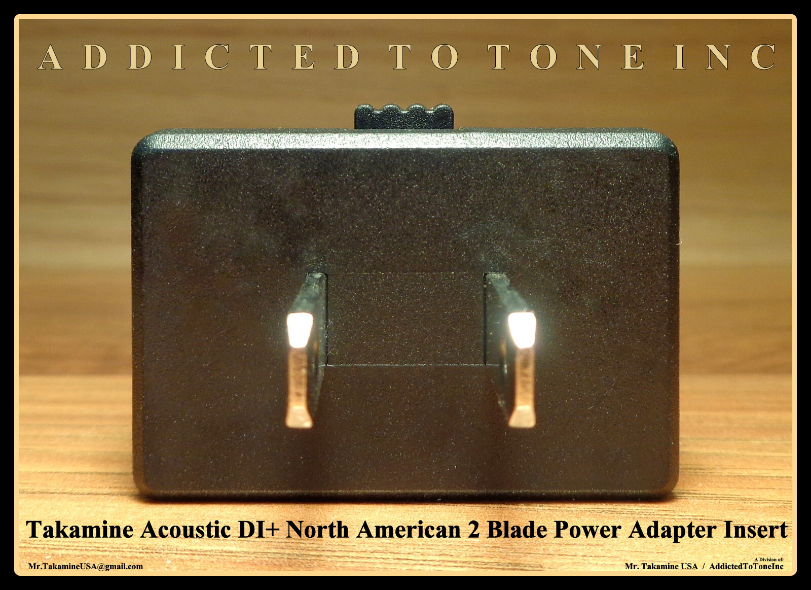 Takamine Acoustic DI+ Original Power Adapter / NOS / Adapter or Insert ONLY