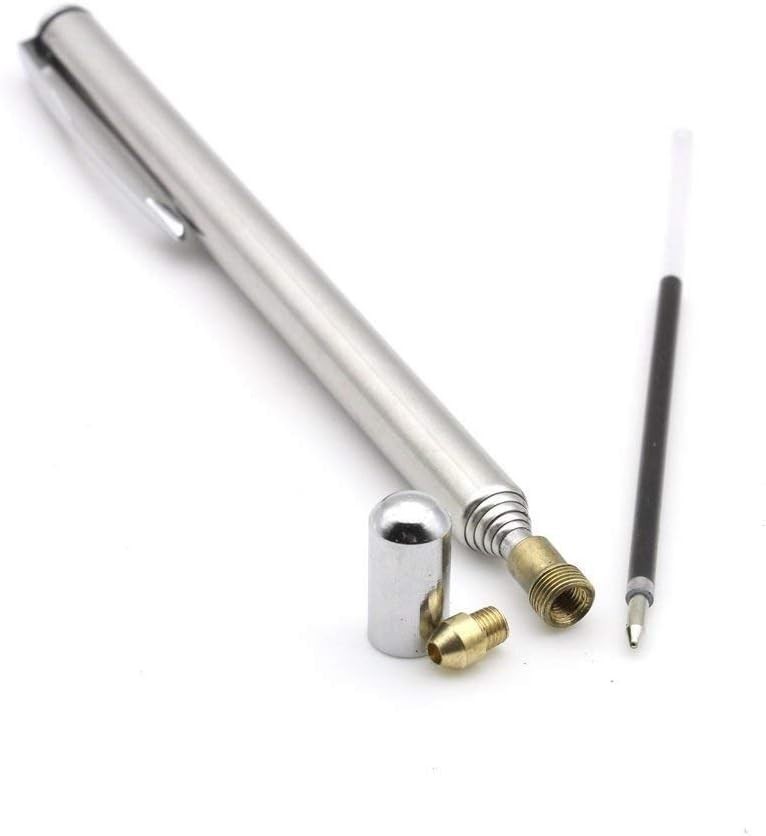 2 Stainless Steel Telescopic Ballpoint Pen Hand Pointer Clip Classroom Presenter