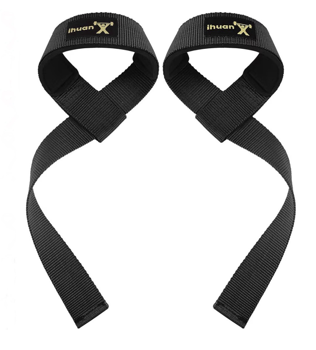 Gym Wrist Wraps Straps Lifting Grip Support Black