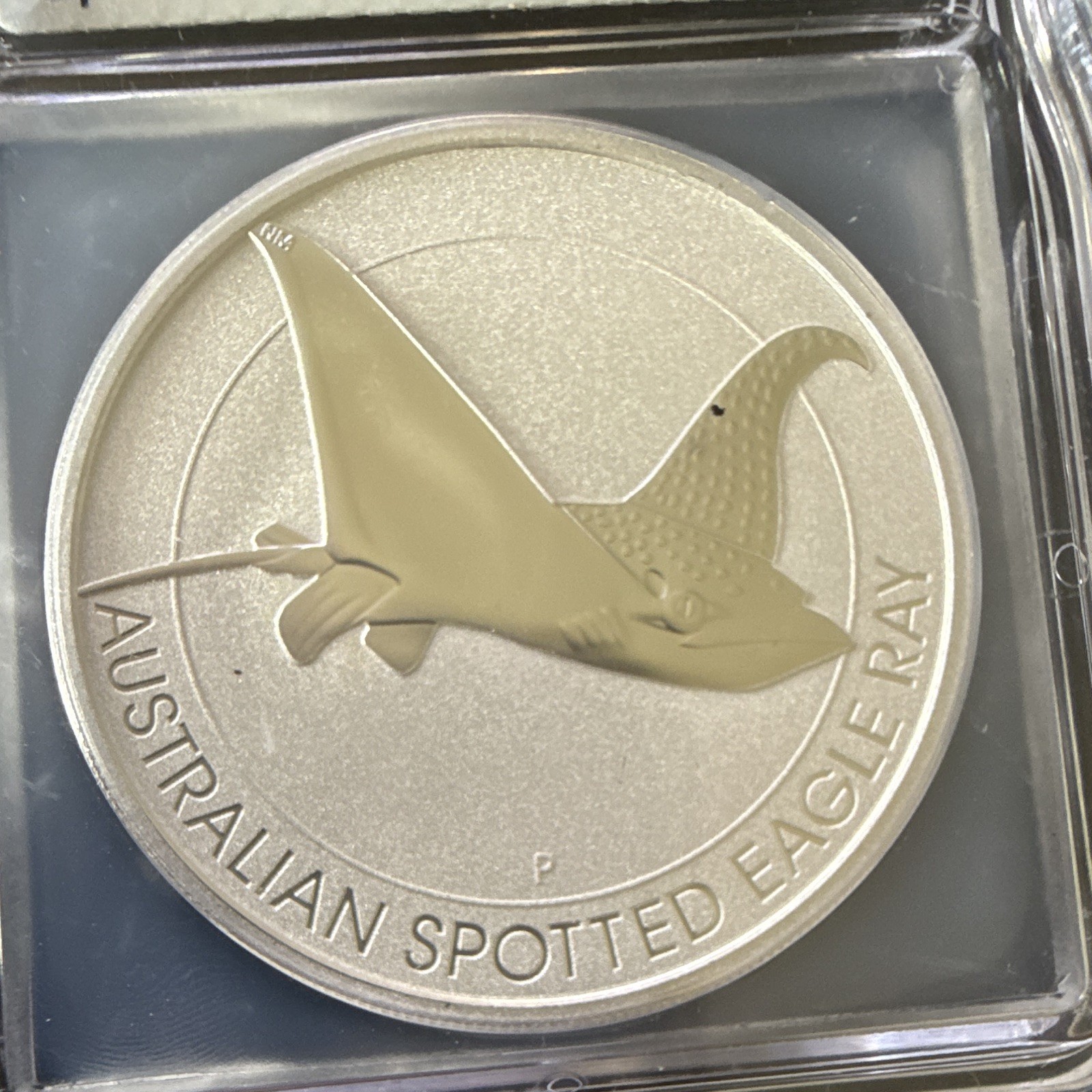 2021 Australia Spotted Eagle Ray $2 1.5oz .9999 Silver ICG MS69 3692330210