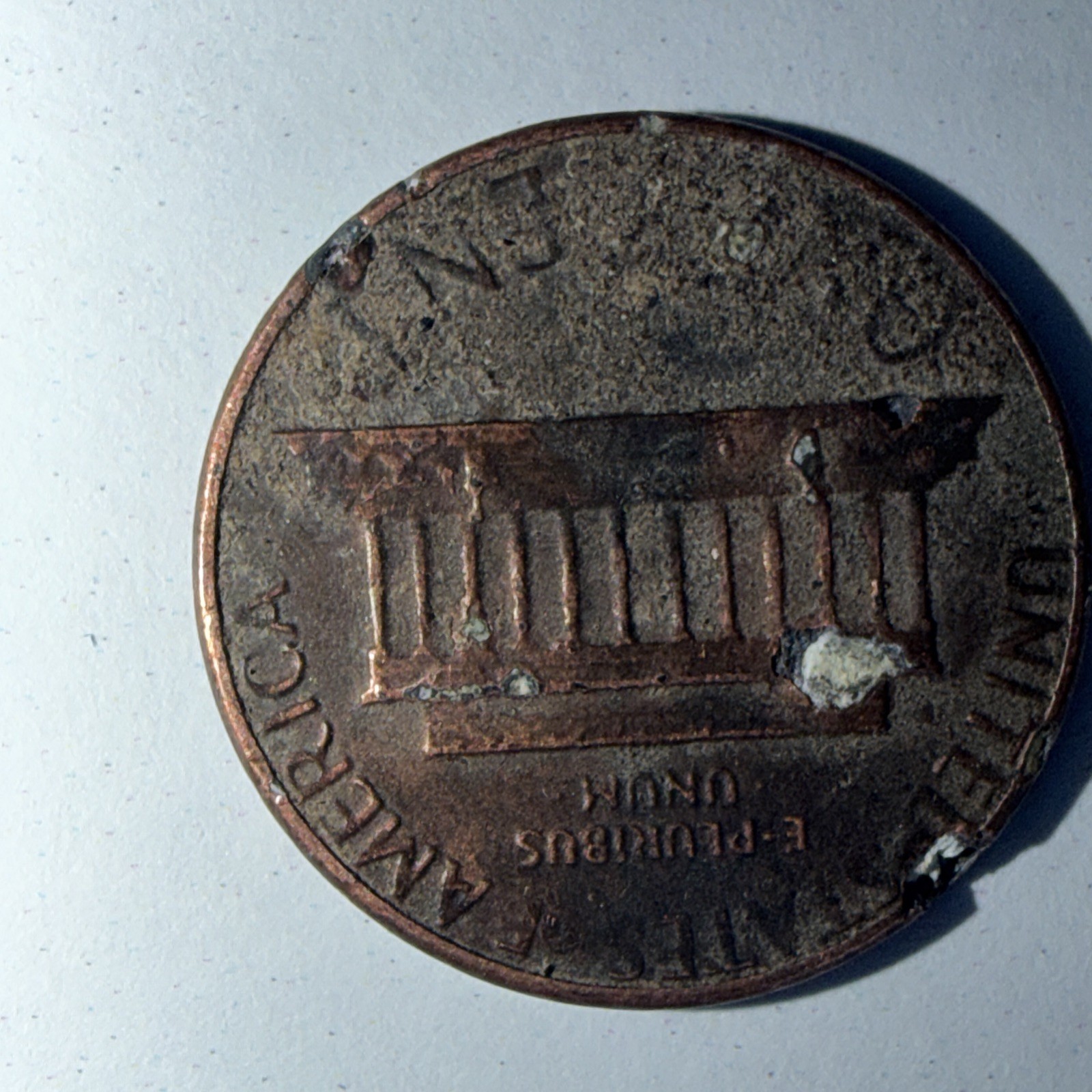 1984-D Lincoln Cent With Strike Error, Repunched Mint Mark