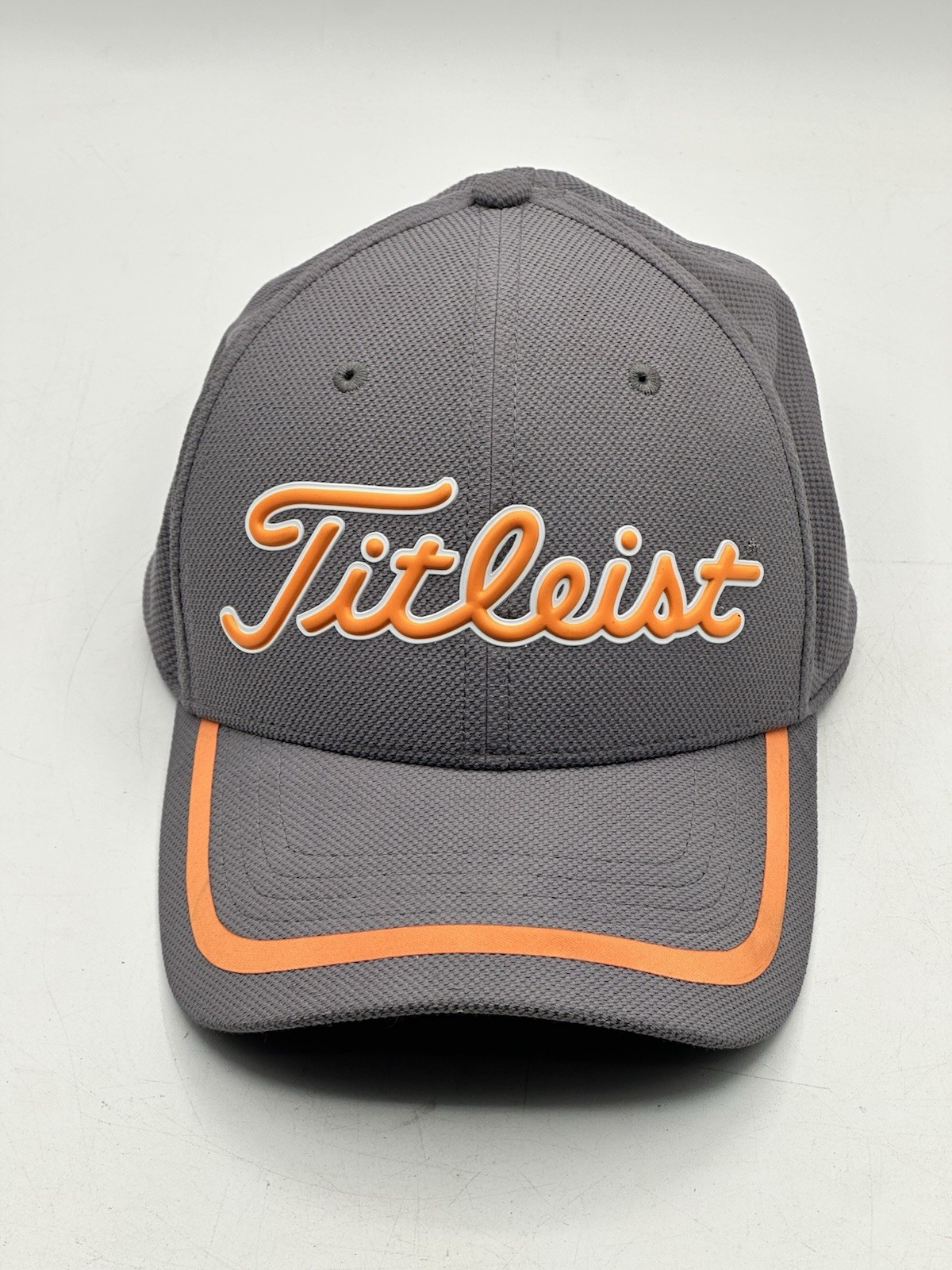 Titleist Hat L/XL Aflex With Bubble Style Lettering Front And Back Preowned