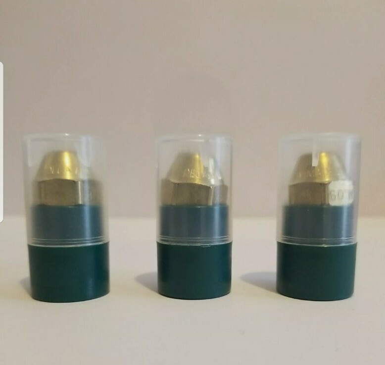 THREE (3) 1.50-60* W DELAVAN OIL BURNER NOZZLES (Prompt And Free Shipment)