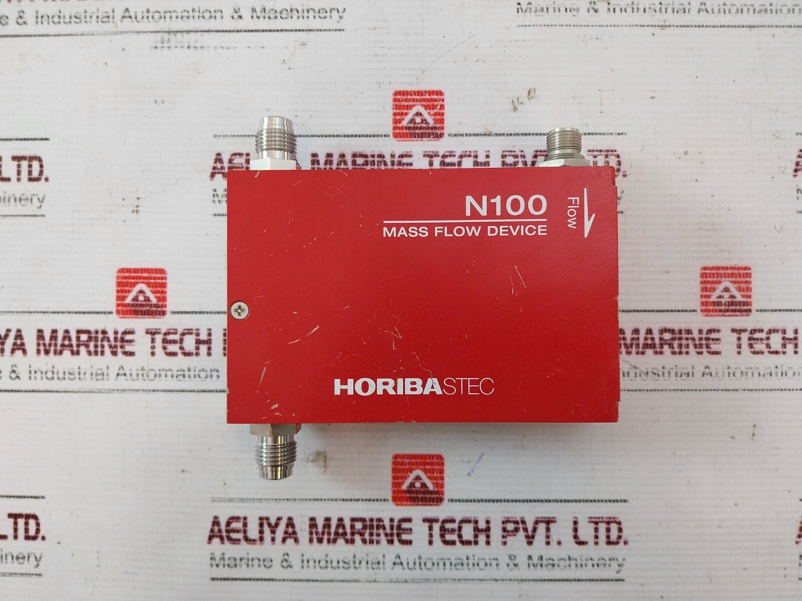 HORIBA STEC N100 SEC-N124MGM Mass Flow Device Valve C TREAT GAS: N  30SLM