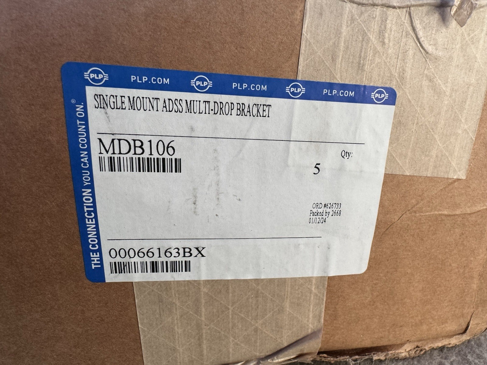 Preformed Line Products Single Mount ADSS Multi-Drop Bracket MDB106 MPN 66163