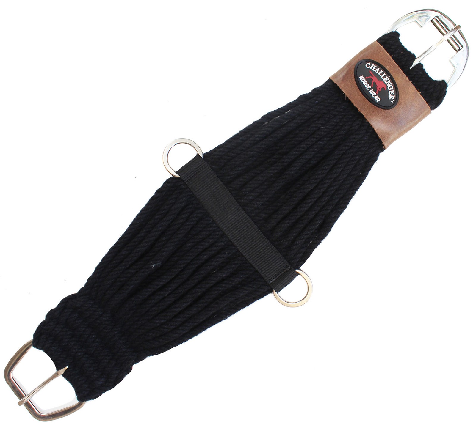 Horse   Western 27 Strand Double Weave Tan Mohair Roper Cinch 97RT07