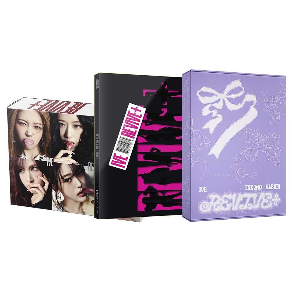 IVE [REVIVE+] The 2nd Album/CD+Photo Book+2 Card+Poster+Sticker+POB+GIFT SEALED