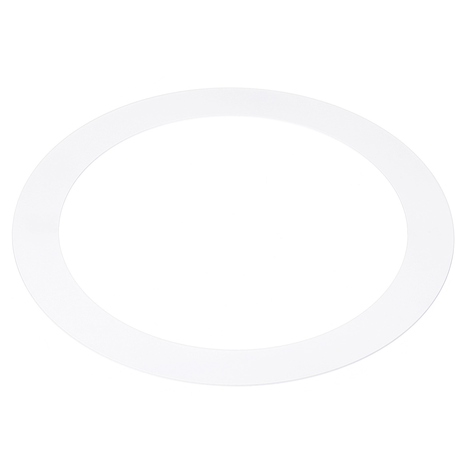 5.9" ID 8.1" OD Goof Rings for Recessed Light Matte White Goof Trim Ring