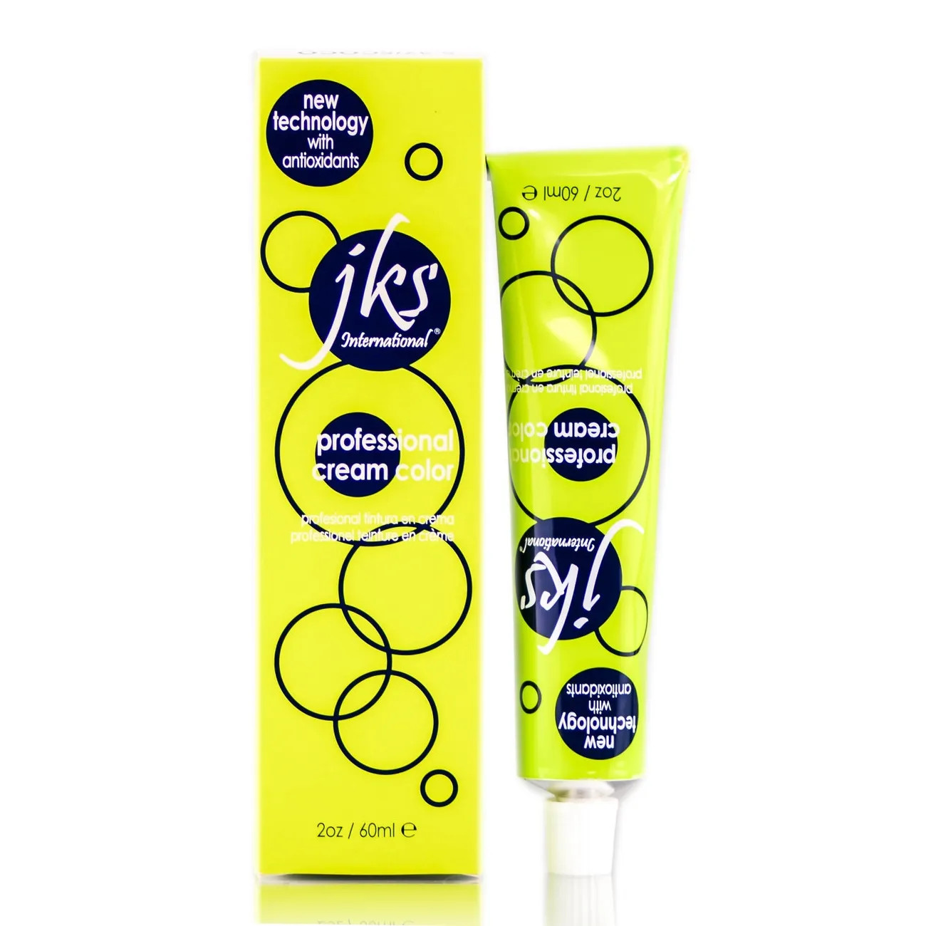 Jks International Permanent Cream Hair Color 9.07/9NV Very Light Mat Brown 2oz