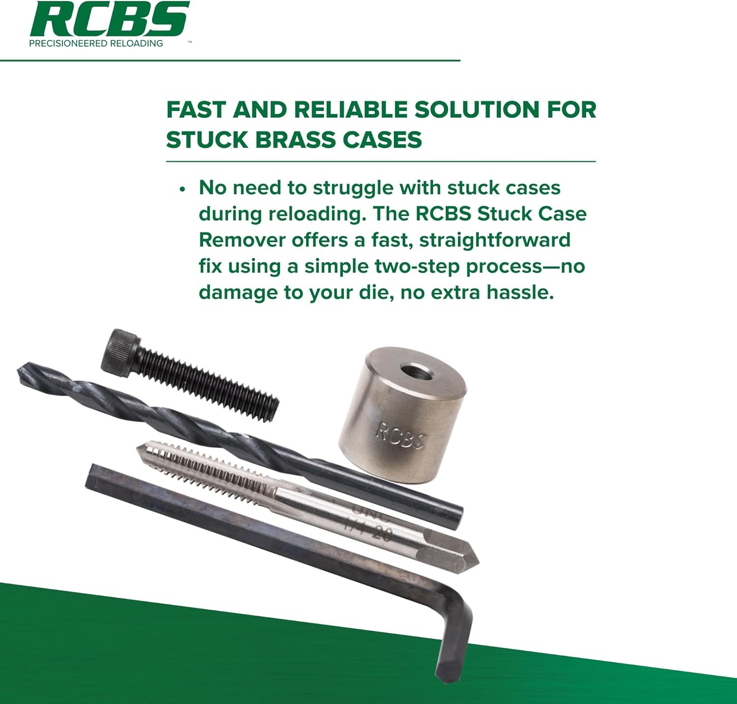 RCBS Stuck Case Remover Kit, Complete Kit for Removing One Size, Multicolor