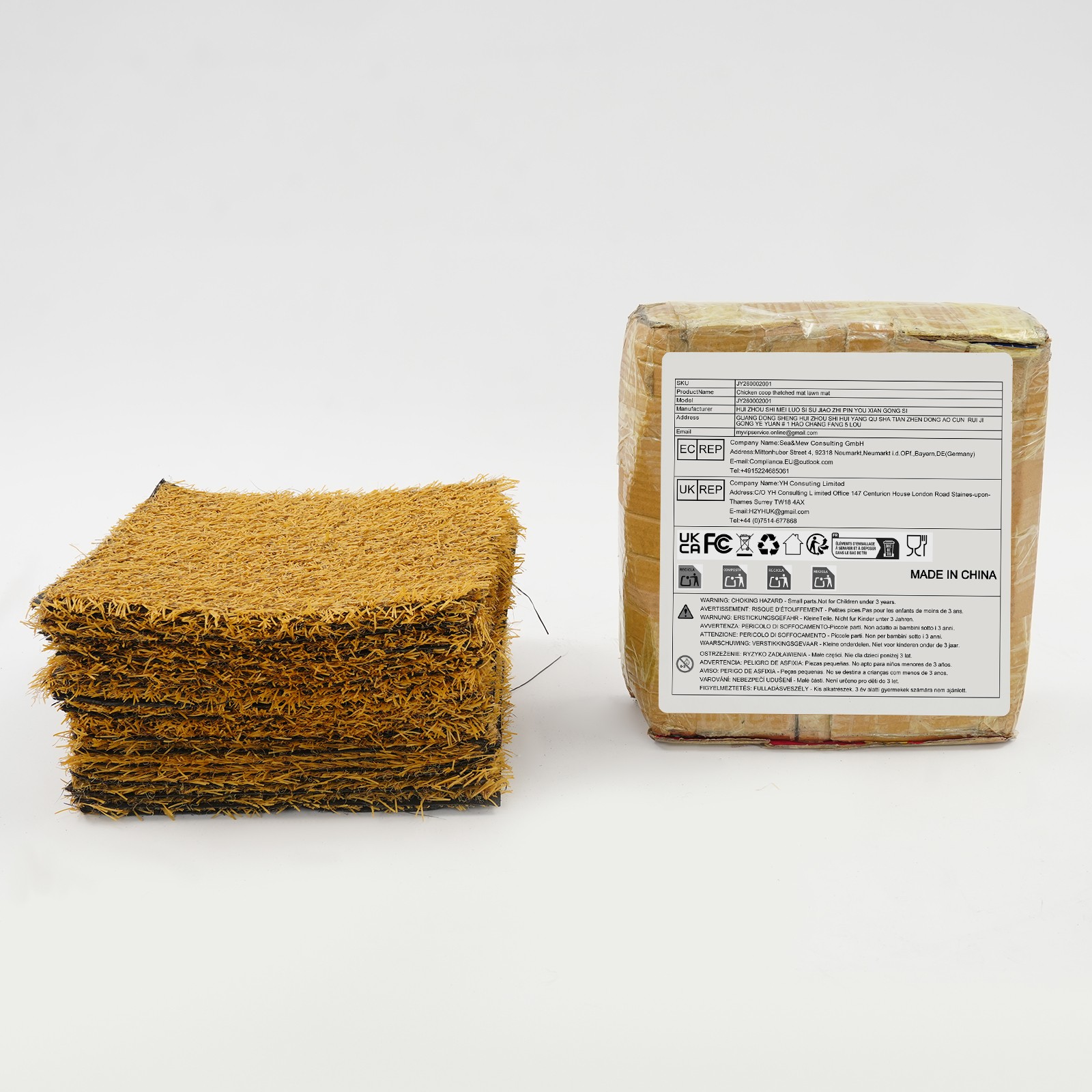 24 Pack Flame Retardant Chicken Nesting Box Pads, Nesting Pad for Chicken Coop