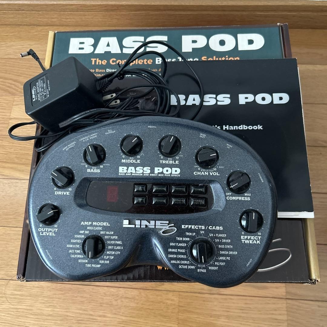 Line 6 BASS POD Bass Guitar Multi-Effects & Amp Modeler Used