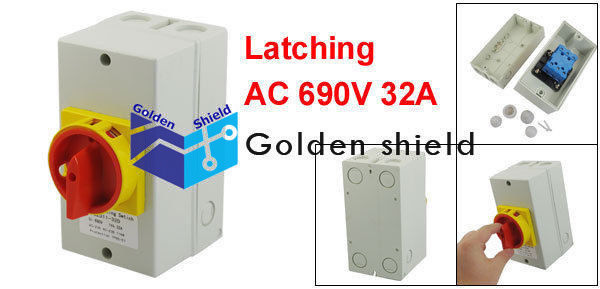Latching AC 690V 32A 11KW 2 Position Cam Combination Changeover Switch✦Kd