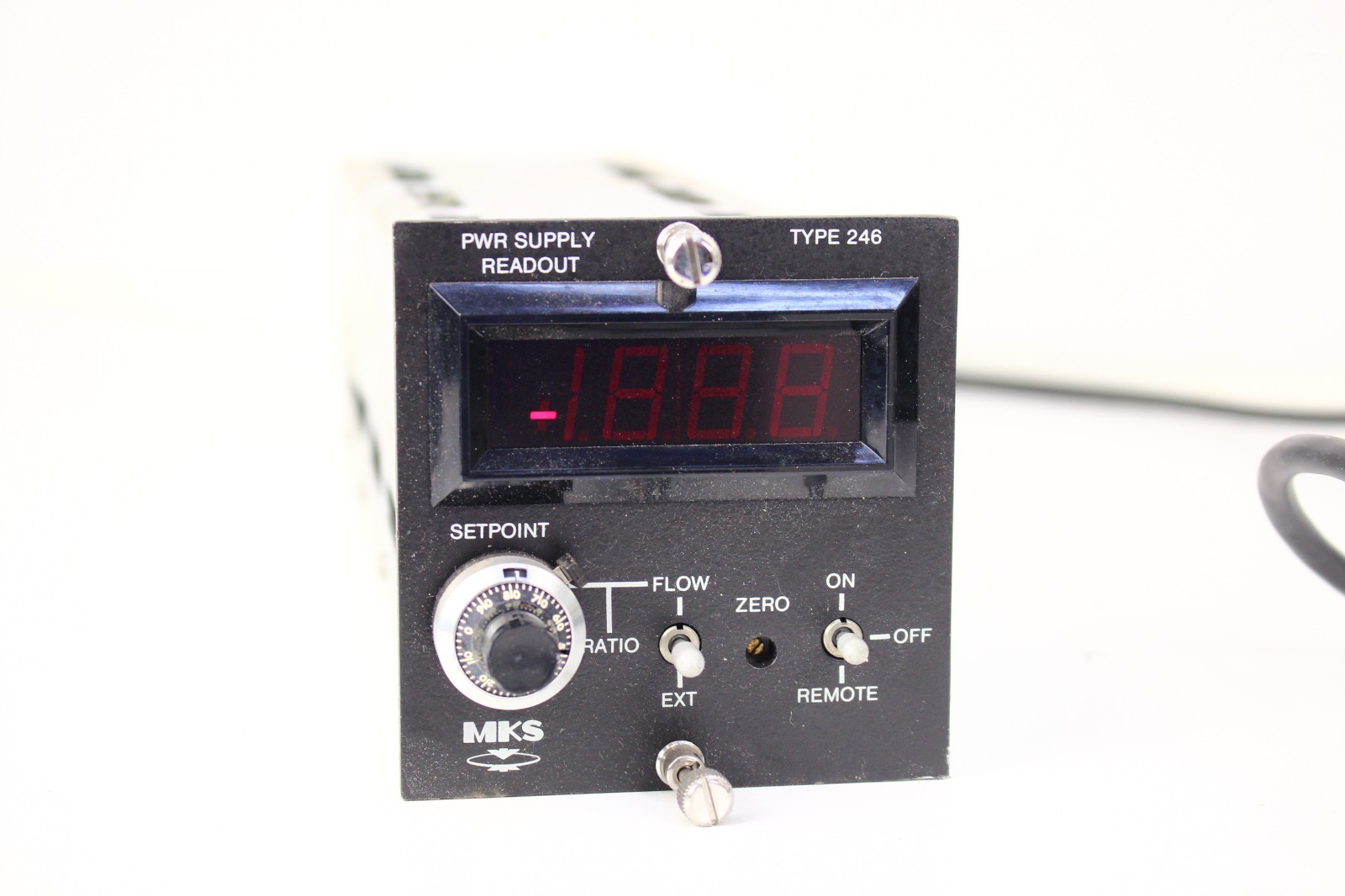 MKS Model 246 Single Channel Mass Flow Controller MFC Power Suppy Readout AS-IS