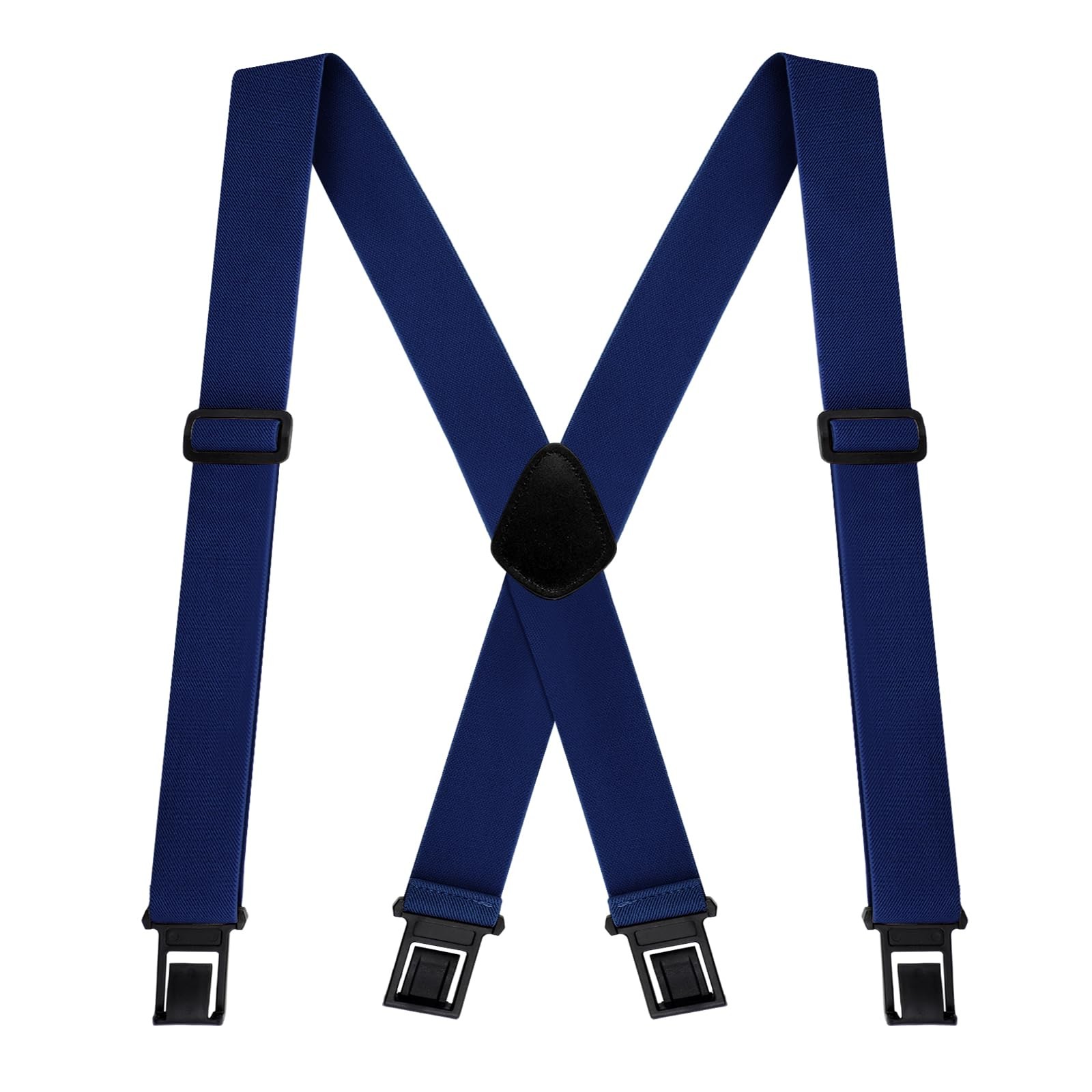 Yearntown 1.5 Inch Wide Men's Belt Clip 47 x inches/ 120 x 3.8 cm, Navy
