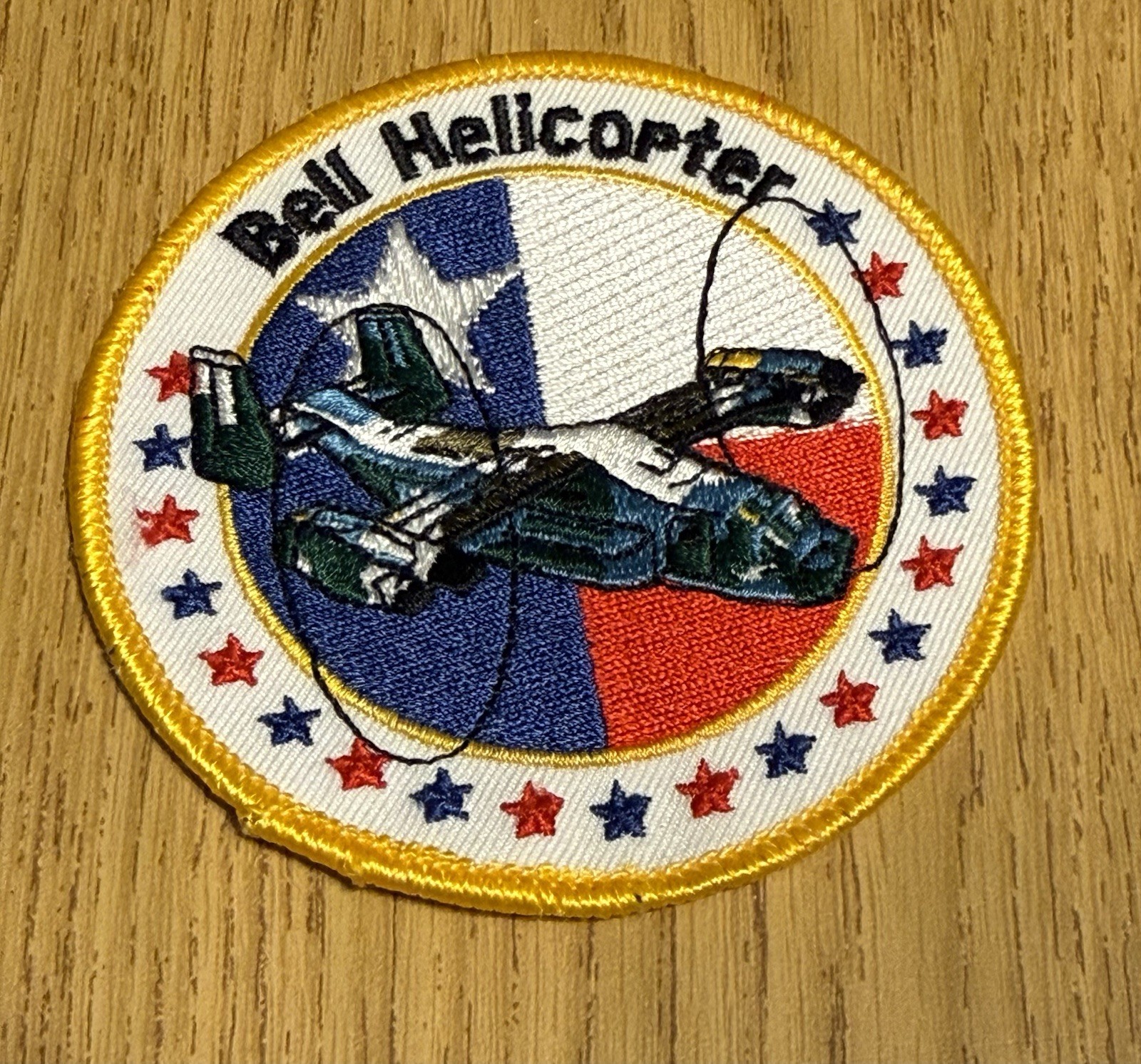 Bell Helicopter V22 Tilt Rotor Aircraft Patch Osprey Texas Flag