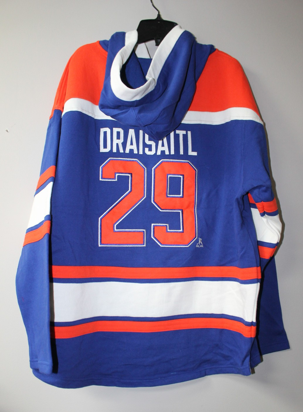 New NHL Edmonton Oilers #29 DRAISAITL Lacer jersey style cotton hoodie men L