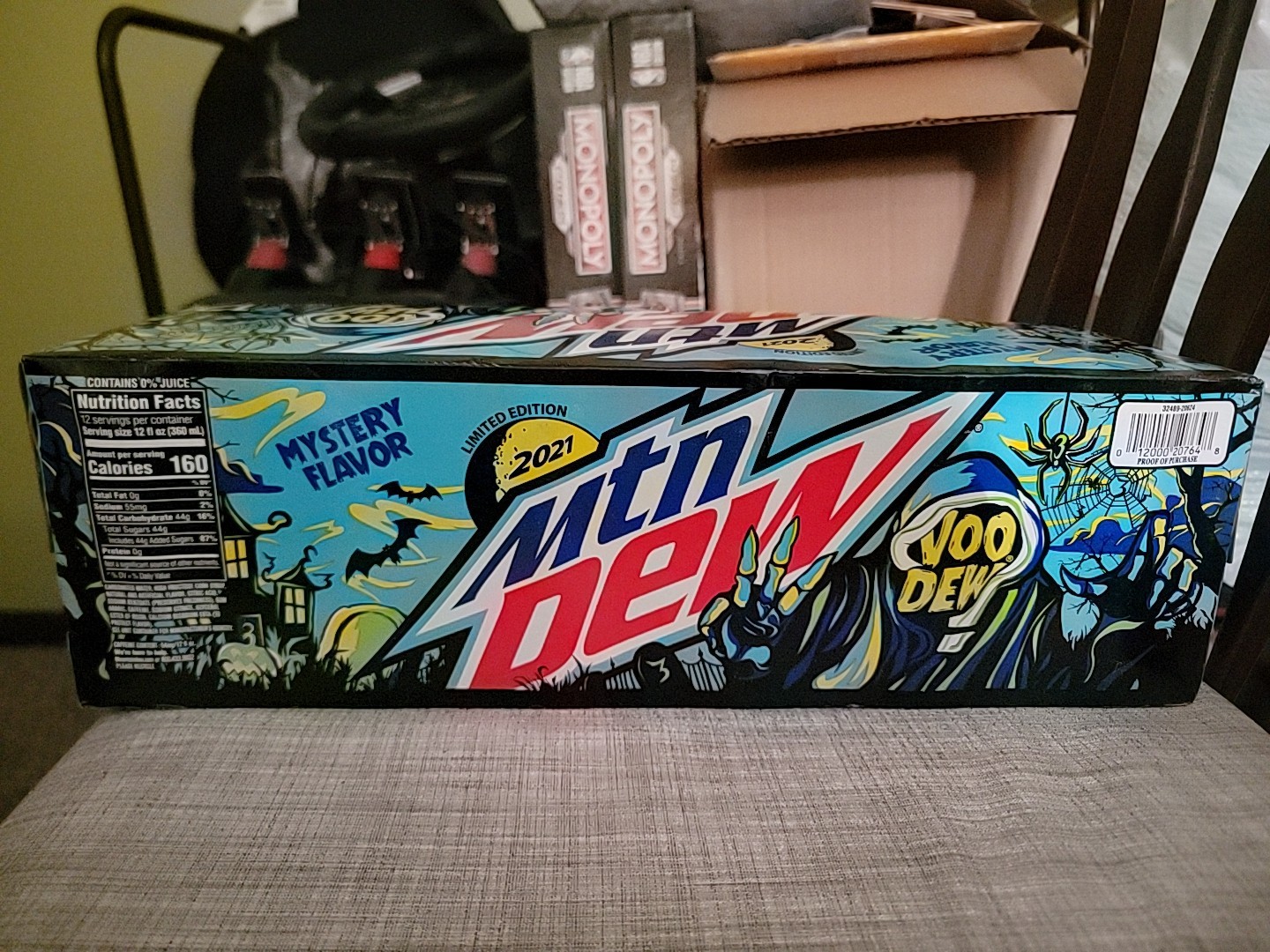Mountain Dew VooDew 2021, 12 Full cans from 12 pack