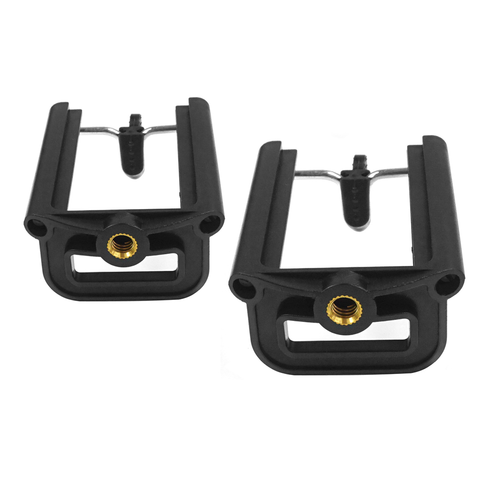 2-Pack Cell Phone Tripod Mount Adapter Clip Holder 1/4-20-iPhone 7 7+ Galaxy etc