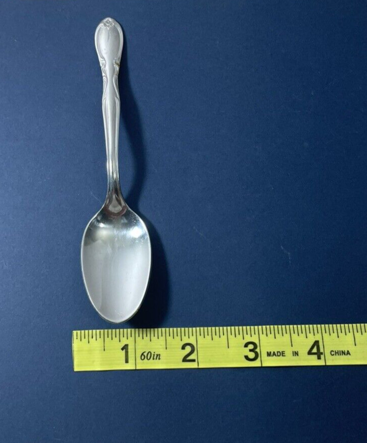 Vtg International Silver CHAPEL HILL Pattern 4 Dinner Spoons Superior Stainless