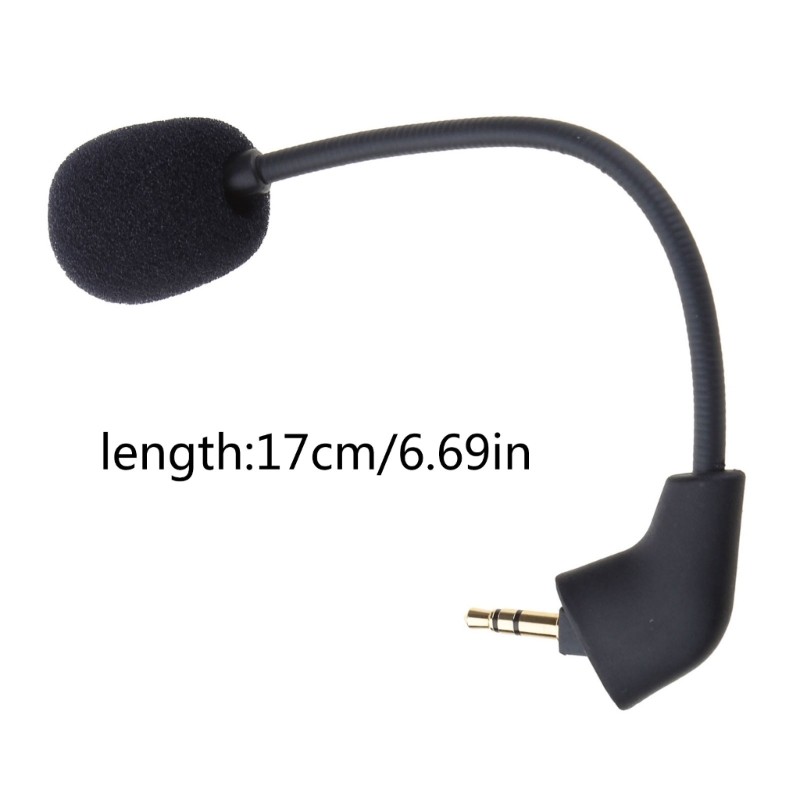 3.5mm Mic Headphone Microphone for Hyper X Cloud 2 II/Hyper X Cloud Sliver