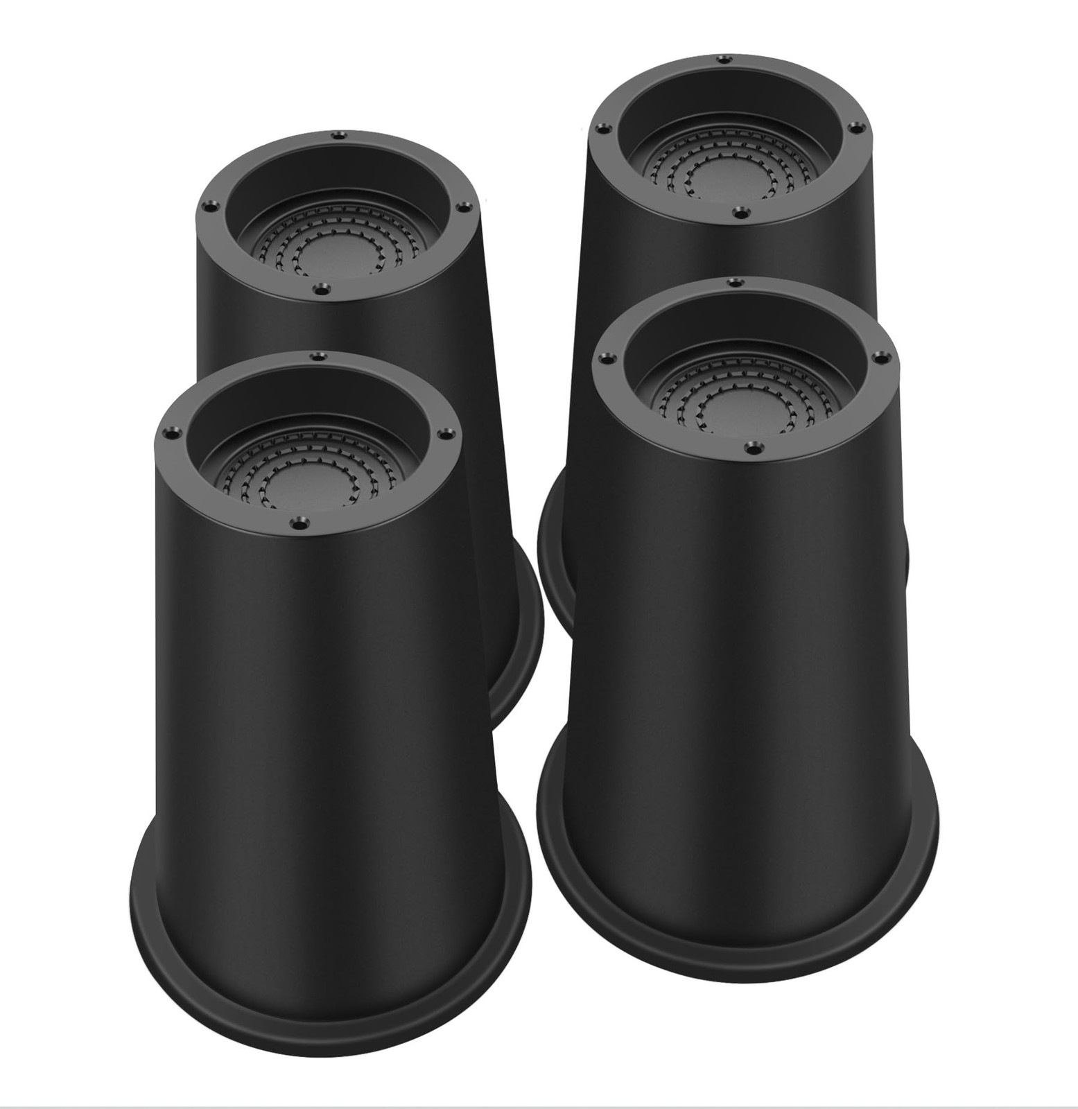 Bed Risers 8 Inch Heavy Duty, Round Furniture Risers for Bed Desk Table Sofa ...