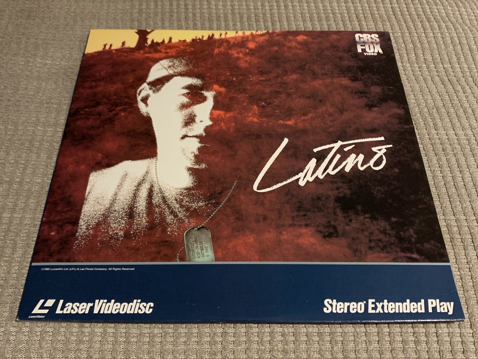 Latino (Laserdisc) ROBERT BELTRAN GREAT FILM VERY RARE!