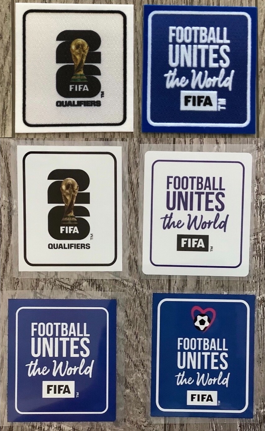 FIFA WORLD CUP 2026 QUALIFIERS+FOOTBALL UNITES THE WORLD FOOTBALL PATCHES