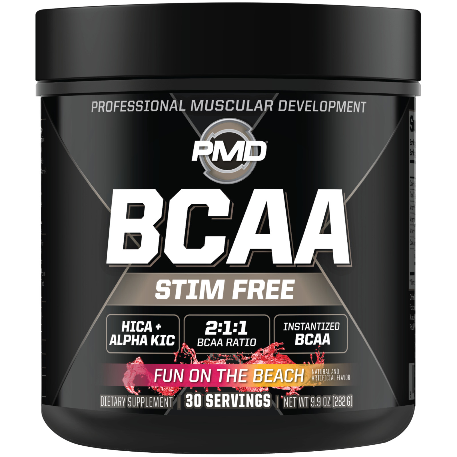 PMD BCAA's Stim-Free for Performance & Recovery - Fun on the Beach (30 Serve)