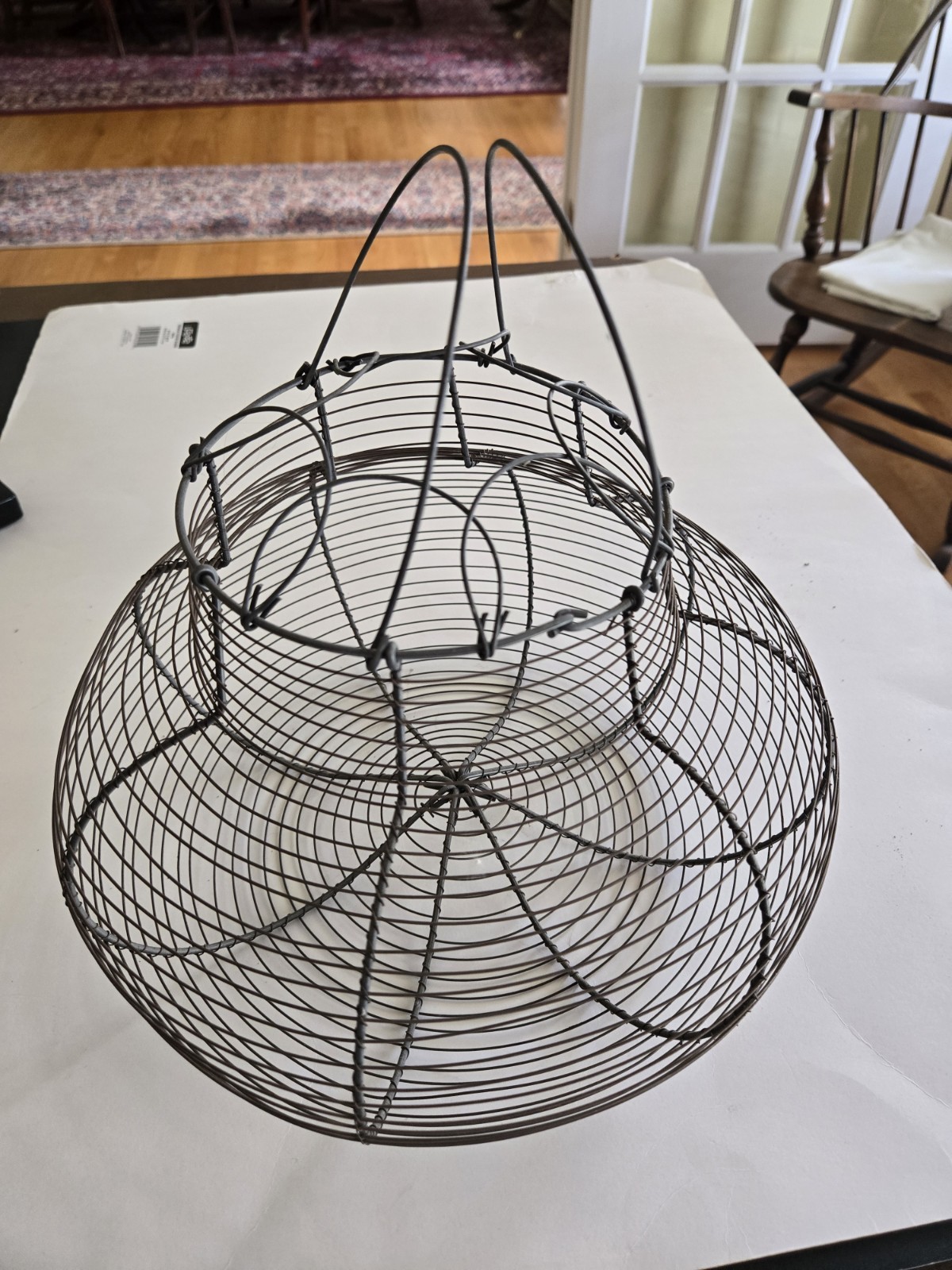 Antique Wire French Egg Basket