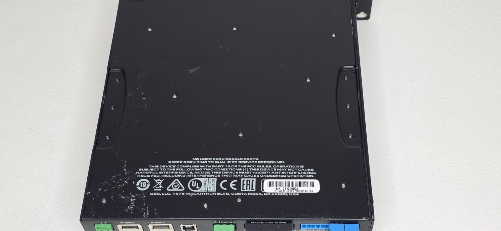 QSC Q-SYS I/O-8 FLEX PoE+ Network Channel Expander Grade "B"