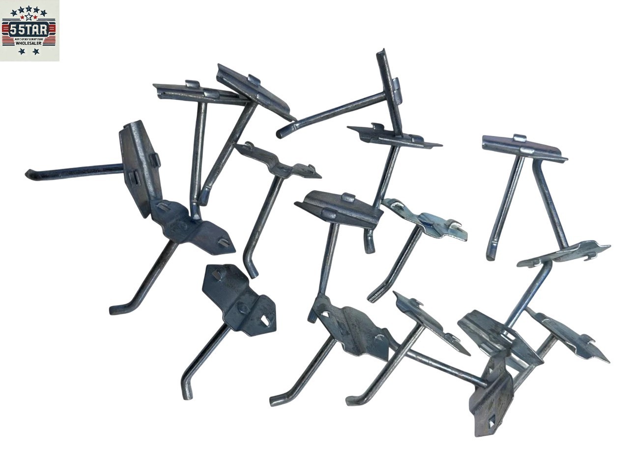 Set of 17 Auto Body Frame Machine Tool Board Hangers Only