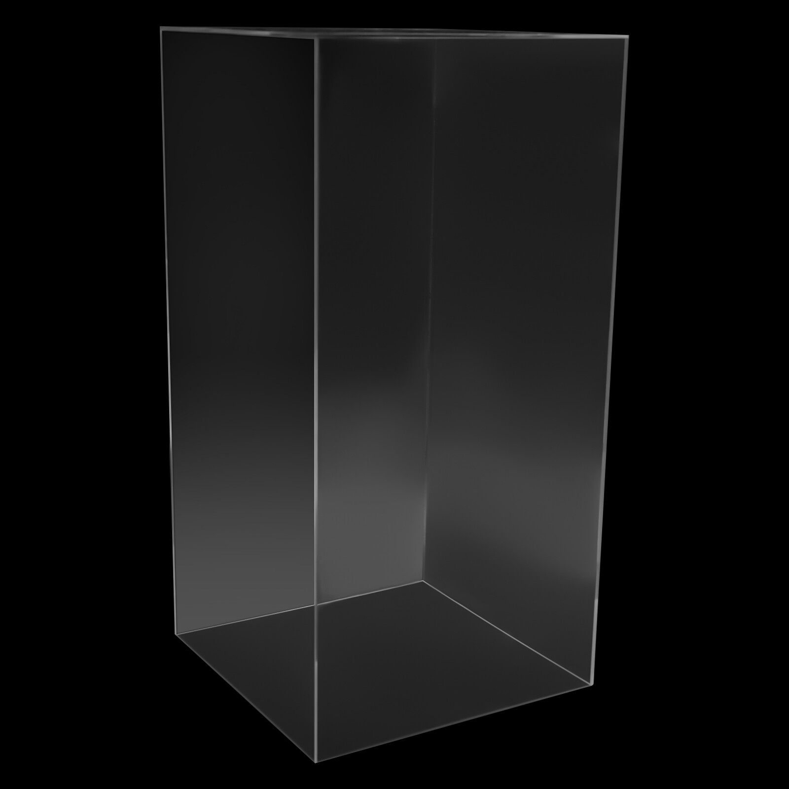 24" Large Acrylic Display Case Dustproof Clear Box Action Figures Case Organizer