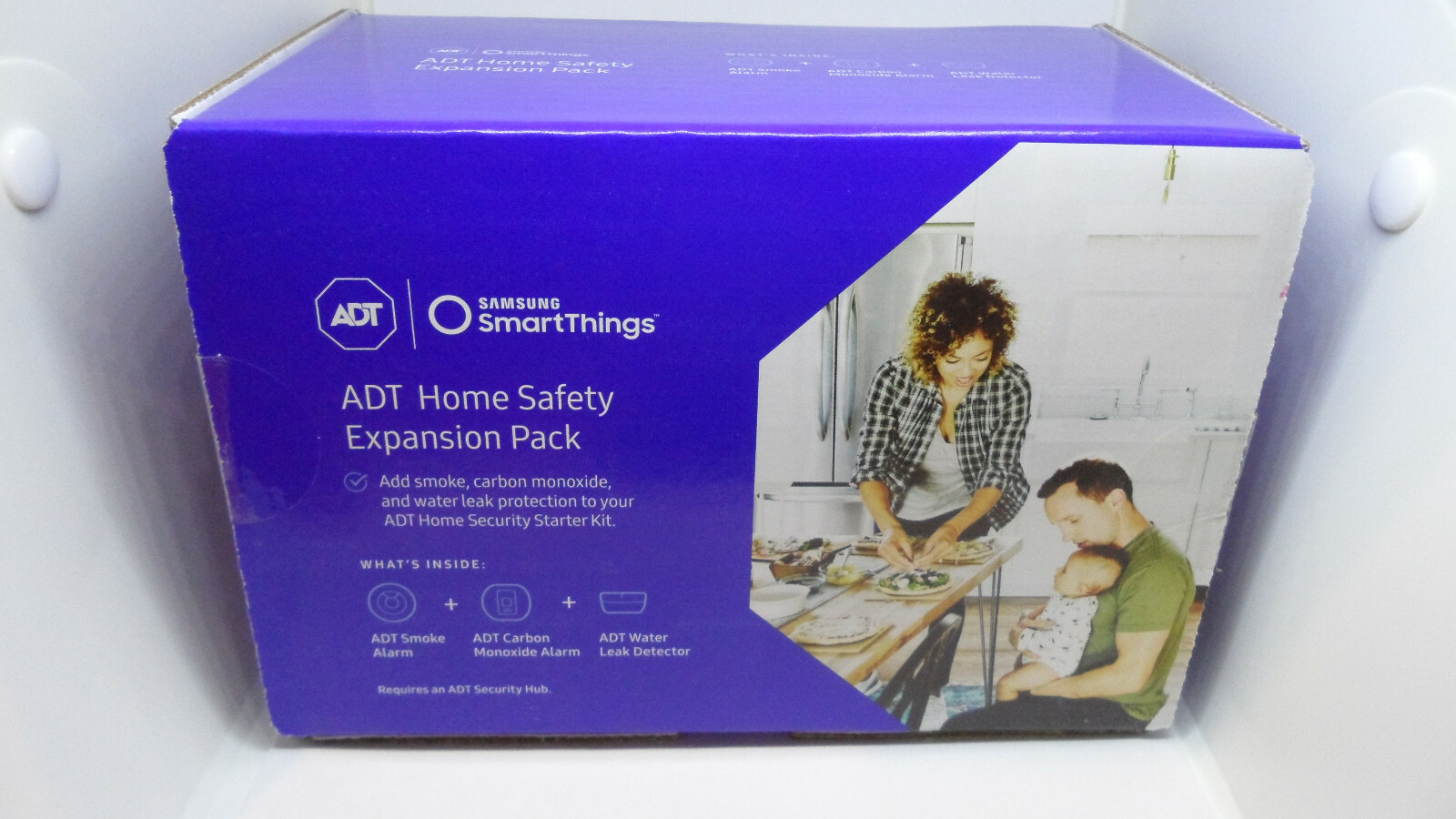 Samsung SmartThings ADT Home Safety Expansion Pack Smoke Carbon Water Alarm
