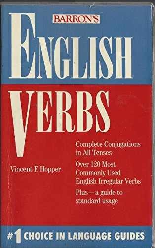 Barron's English Verbs - Paperback, by Hopper Vincent - Very Good