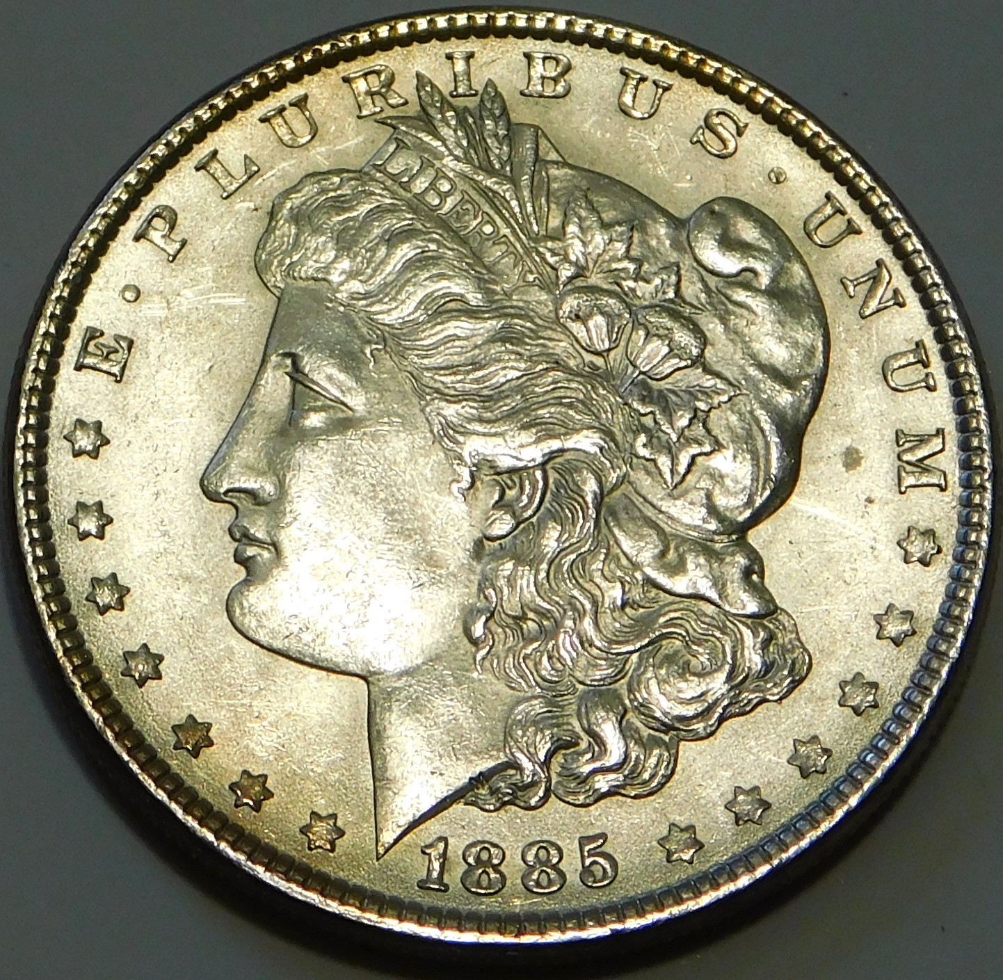 1885 Morgan Silver Dollar - Descent Coin - #7-178