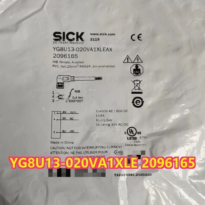 YG8U13-020VA1XLE 2096165 New SICK In Box Brand new Fast Delivery