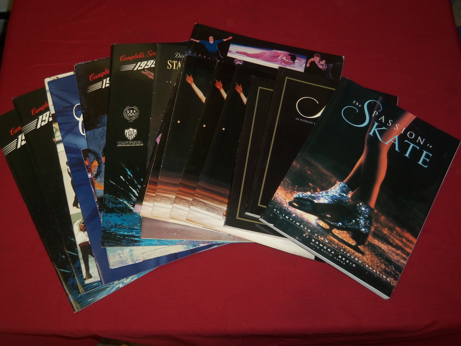 1990'S-2000'S ASSORTED ICE SKATING PROGRAMS LOT OF 16 - NICE PHOTOS - O 2899