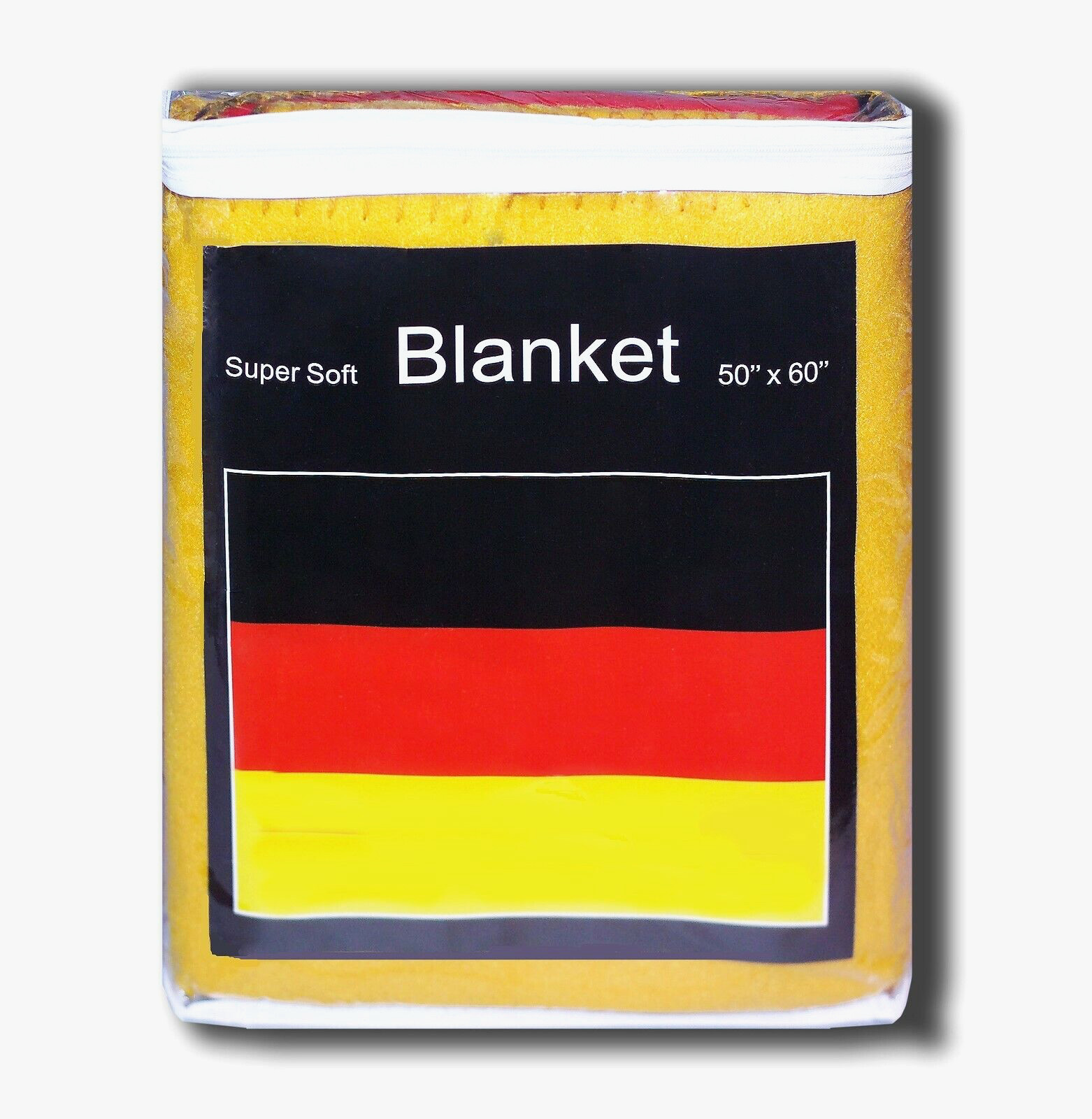 GERMANY FLAG FLEECE BLANKET 5x4.2 ft German Throw Bundesflagge und Handelsflagge
