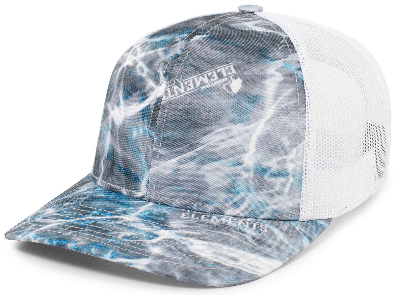 Pacific Headwear Unisex Adult Agua Camo Snapback Trucker One Size