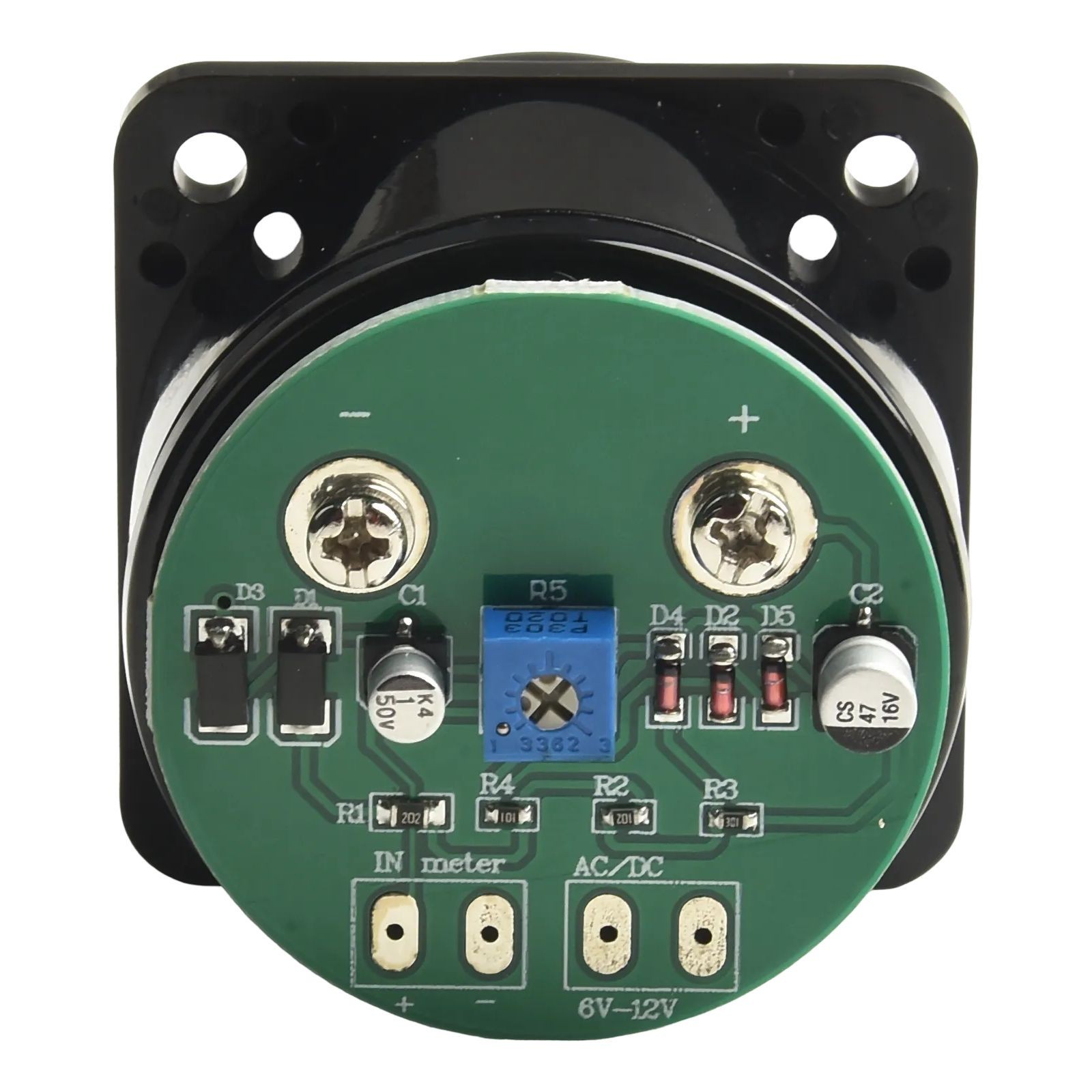 Sleek Design 45mm VU Level Meter with Integrated Driver Board Lighting