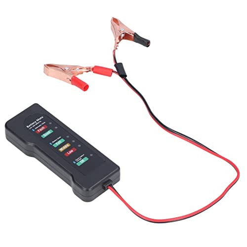 Relay Battery Tester, 12V Digital Battery Tester with Sound Reminder Function,