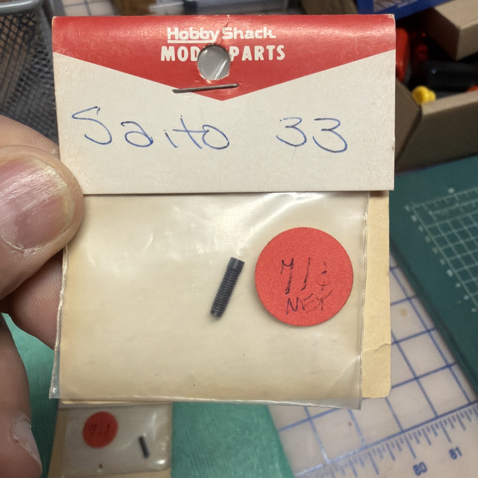 Saito Part Number 33 - Rocker Adjuster Thread Part Number