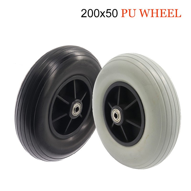 2X Power Wheelchair Rear Caster Tire 200x50 (8x2) Pride Jazzy/Jet Electric Wheel