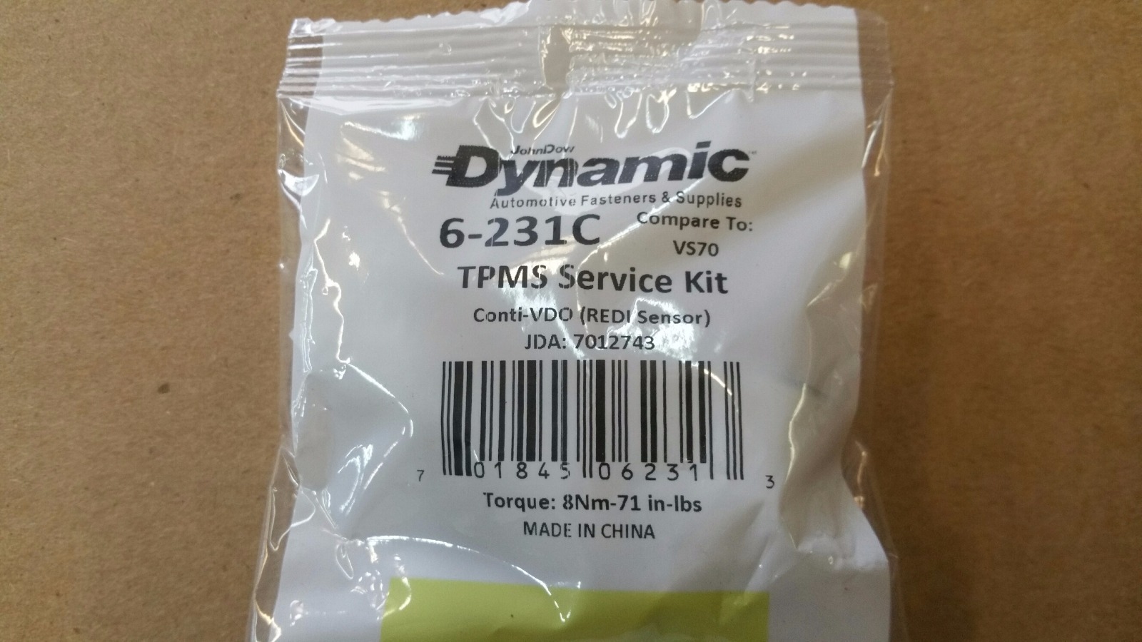JohnDow Industries - 6-231c TPMS Service Kit