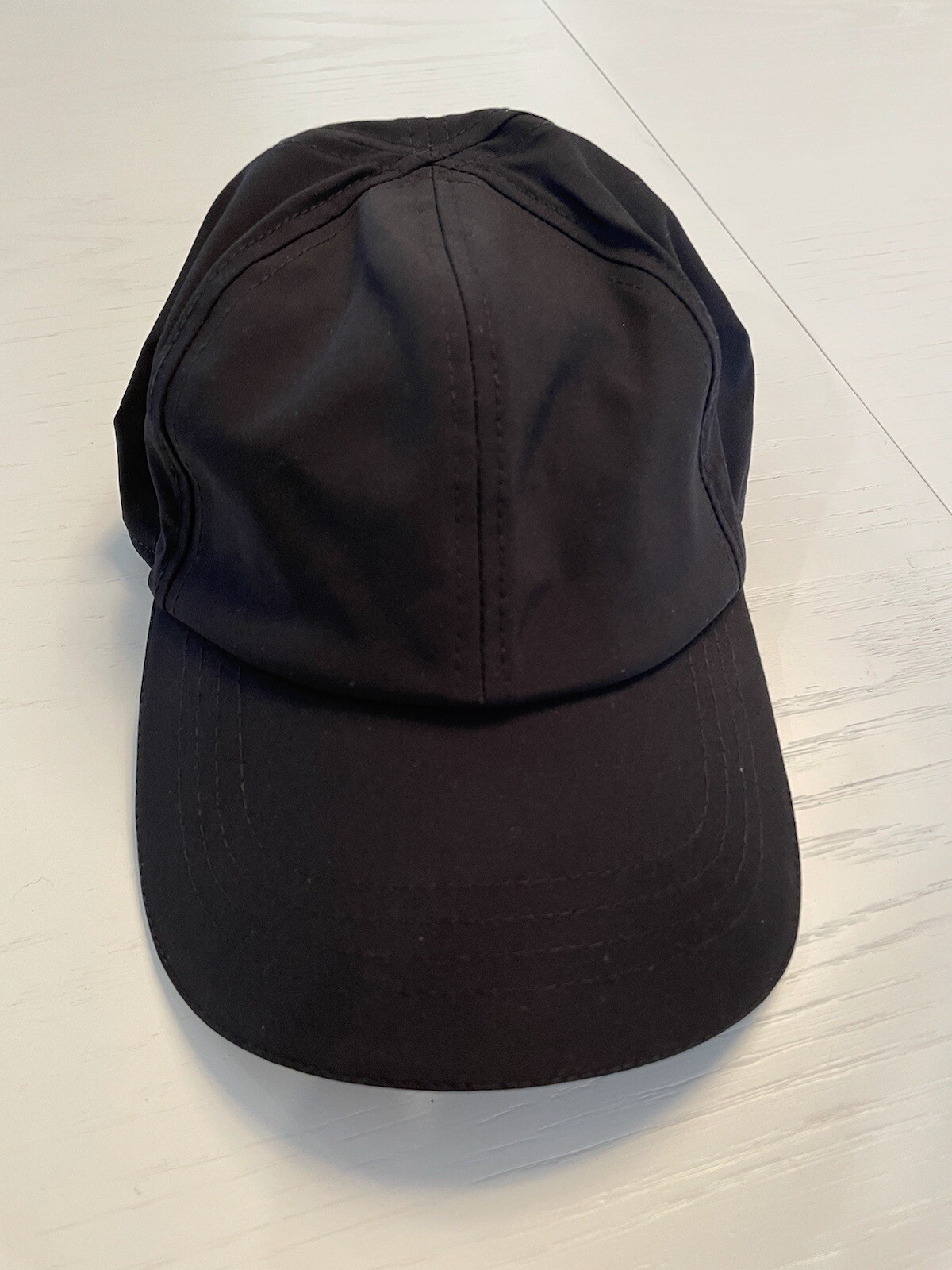 NWT Time and Tru Baseball Cap Black Reflective Breathable Snapback Adjustable OS