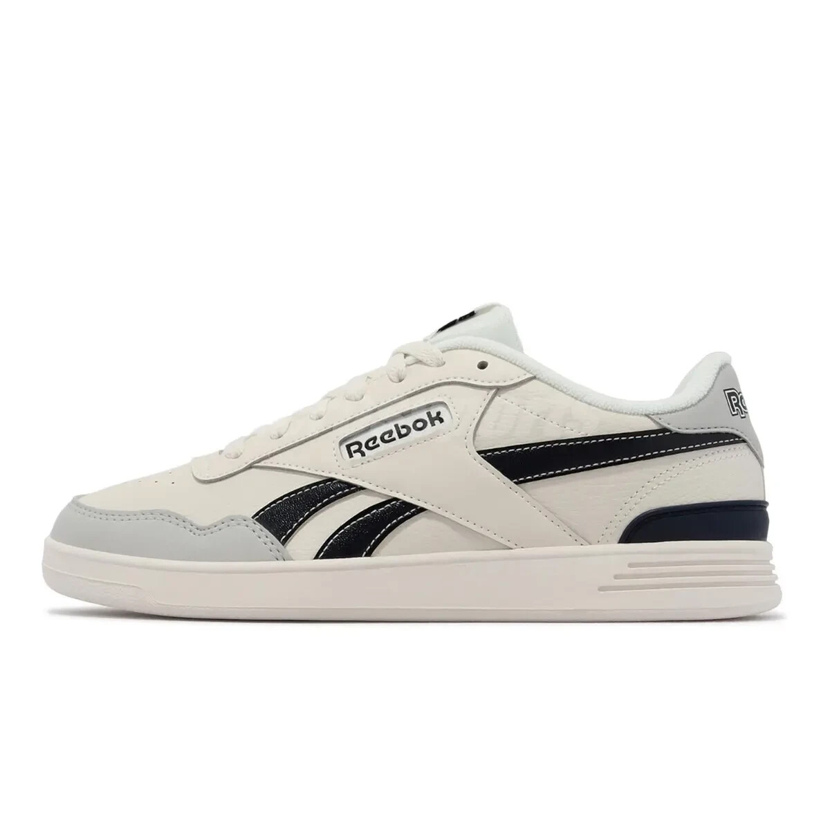 Reebok Court Advance Clip Chalk Grey Navy Men Tennis Shoes 100033756