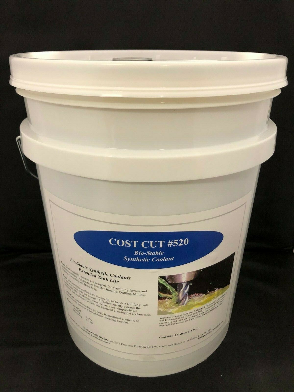 5 Gallons- Heavy Duty Water Soluble Cutting Fluid Coolant- For CNC & Band Saws