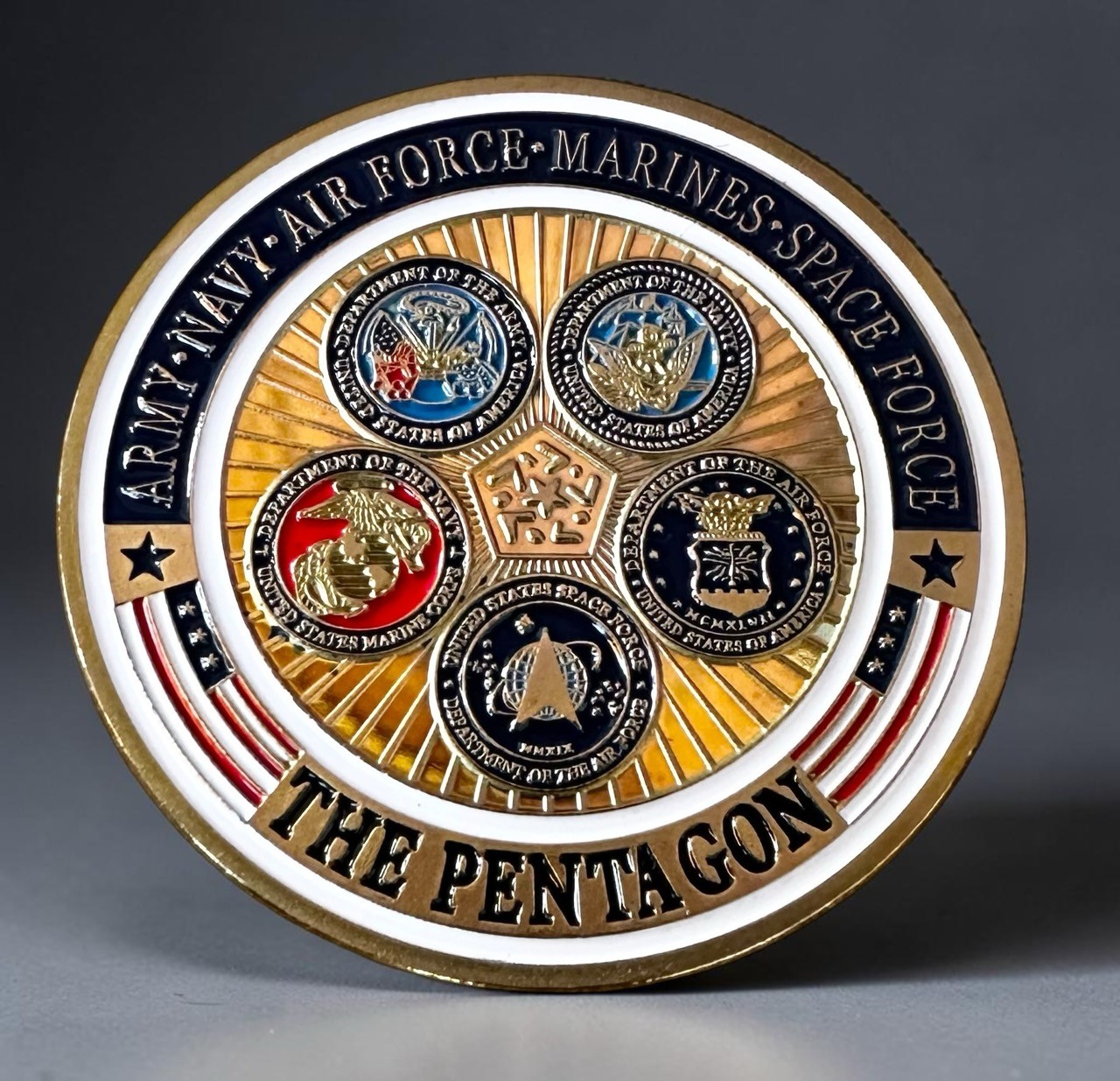 United States DOD-Pentagon Challenge Coin USAF-USMC-USN-US ARMY-Dept of Defense