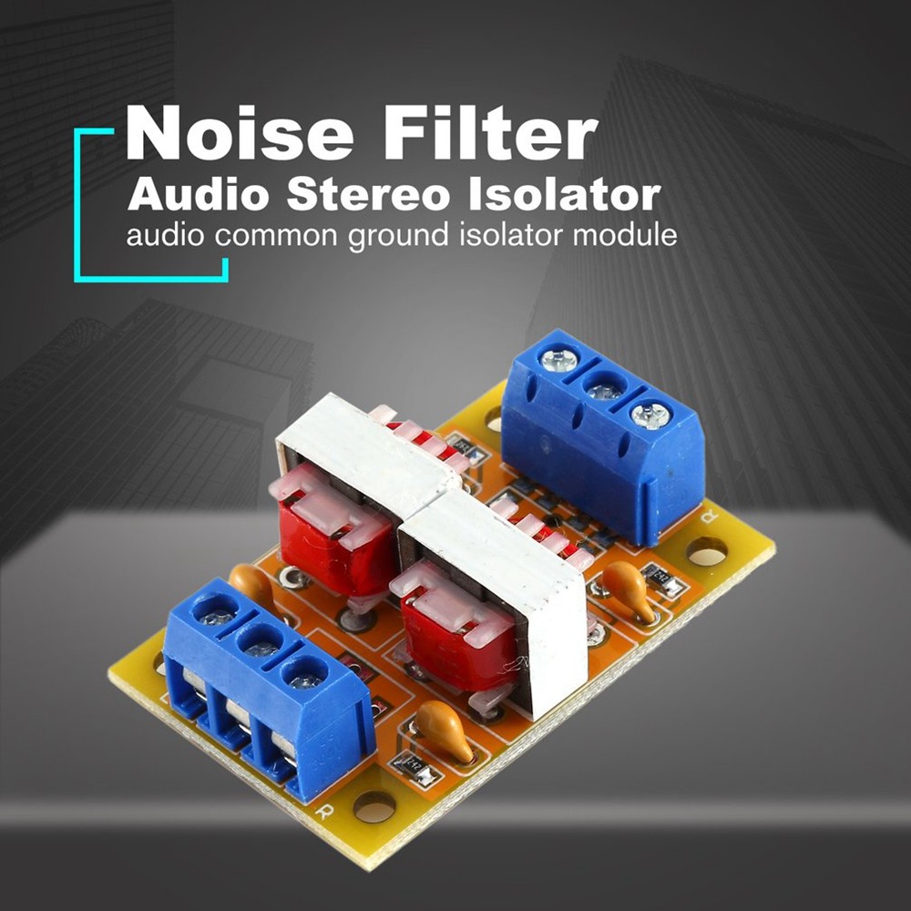 Audio Stereo Isolator Current Sound Interference Eliminator4302